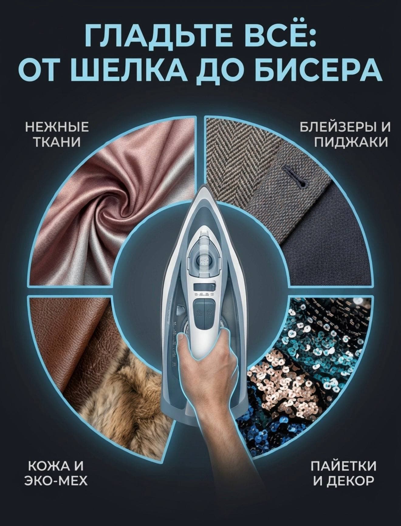 Насадка для утюга и парогенератора Профессиональная