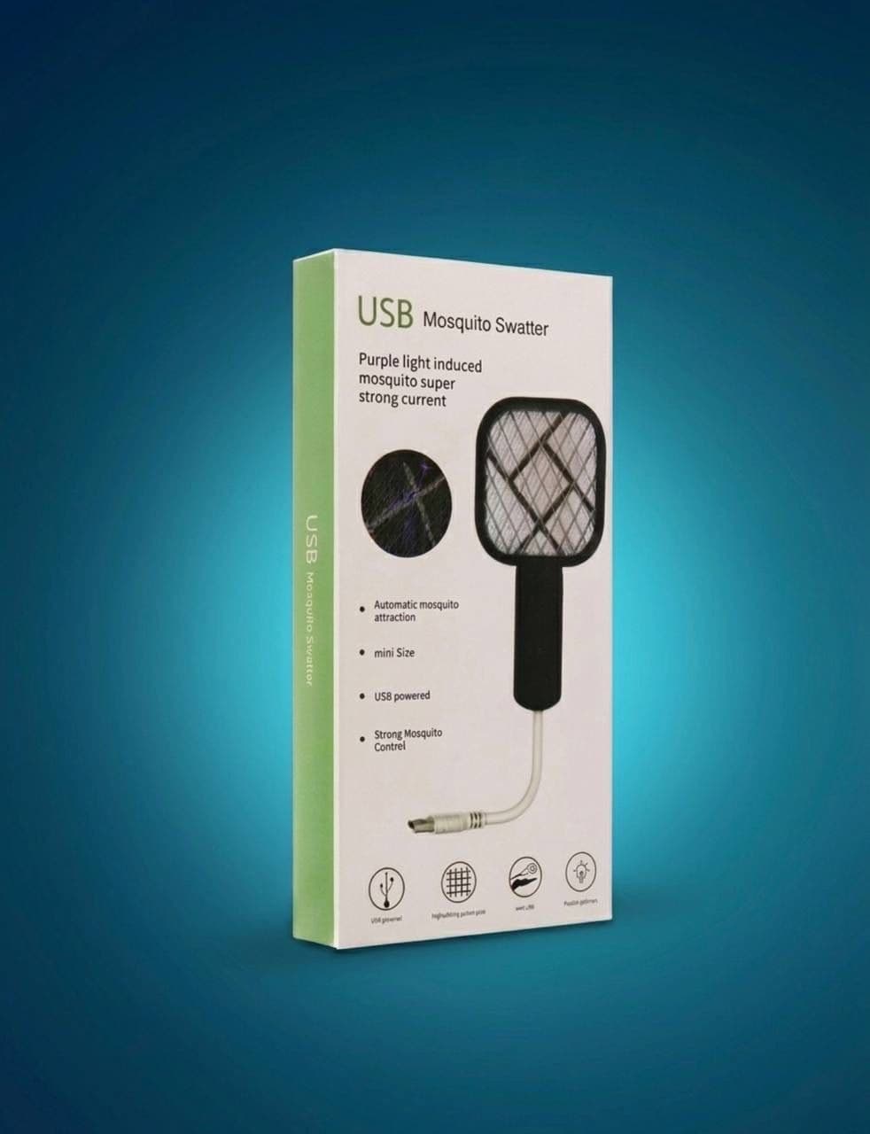 Мини Электрическая Мухобойка 2-в-1 С USB-зарядкой Домашний Уничтожитель Комаров