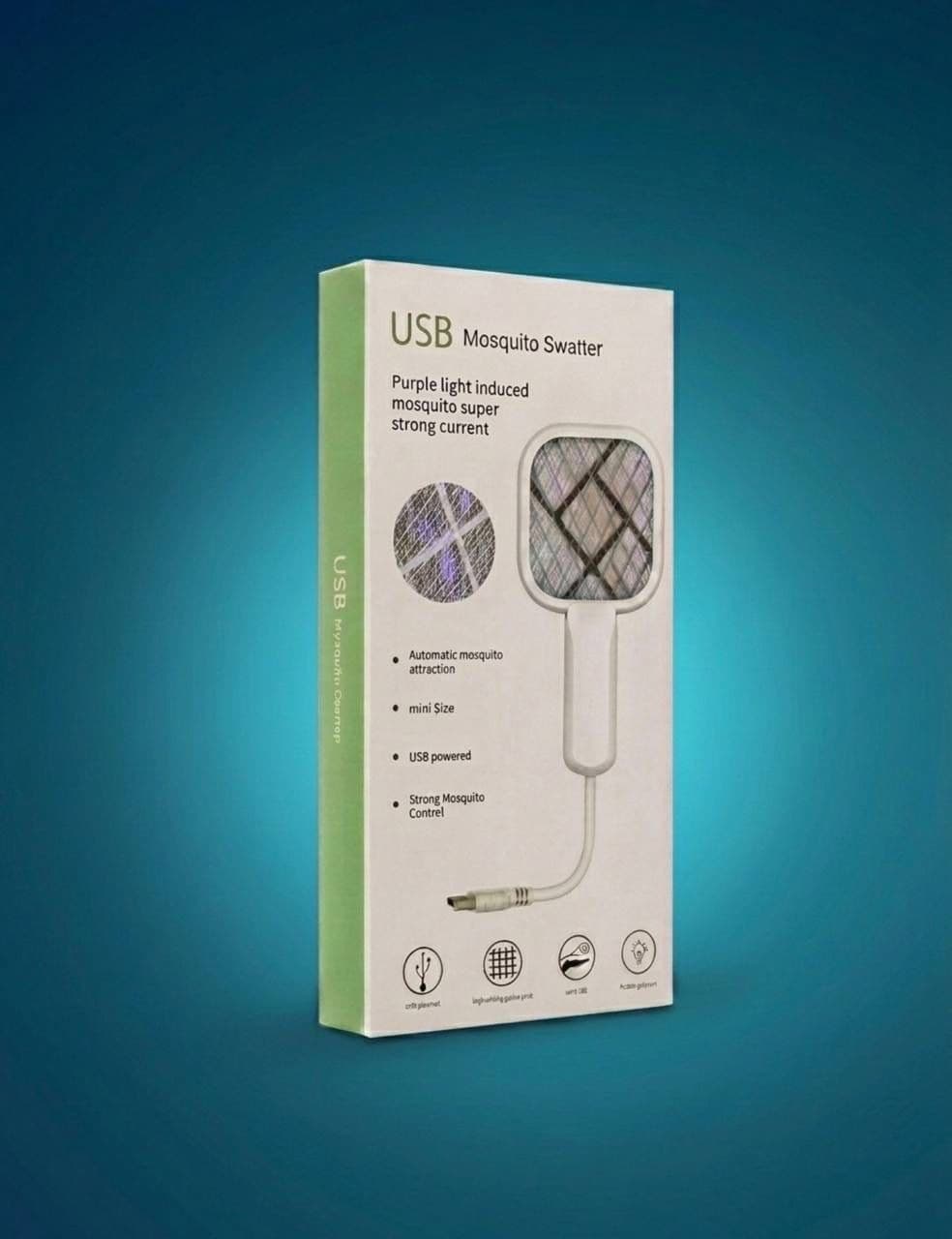 Мини Электрическая Мухобойка 2-в-1 С USB-зарядкой Домашний Уничтожитель Комаров