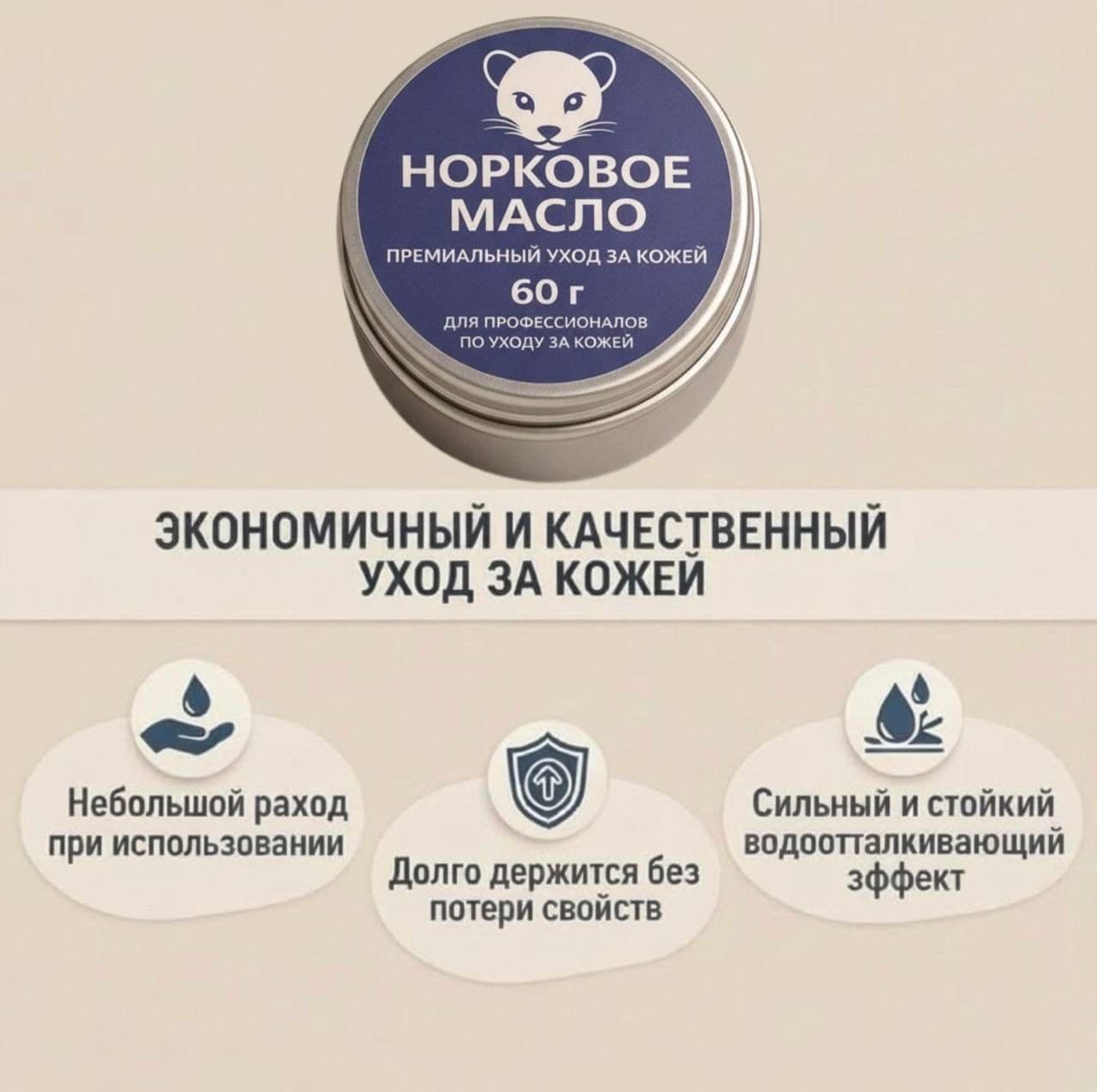 Жир для обуви/Норковое масло-Воск для обуви